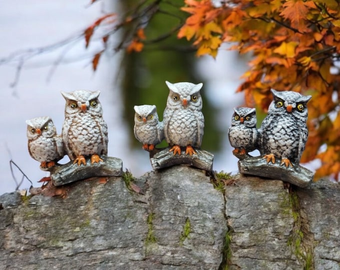 Owl, Magnets Set of 3