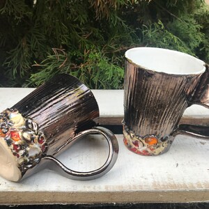 Keramiktasse, Teetasse, Handgemachte Keramik, Keramik und Keramik, Handgemachte Tasse, Kaffeetasse, Niedliche Kaffee- oder Teebecher, Kaffeebecher handgefertigt