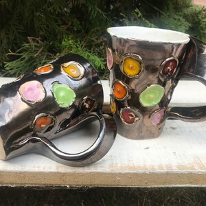 Keramiktasse, Teetasse, Handgemachte Keramik, Keramik und Keramik, Handgemachte Tasse, Kaffeetasse, Niedliche Kaffee- oder Teebecher, Kaffeebecher handgefertigt