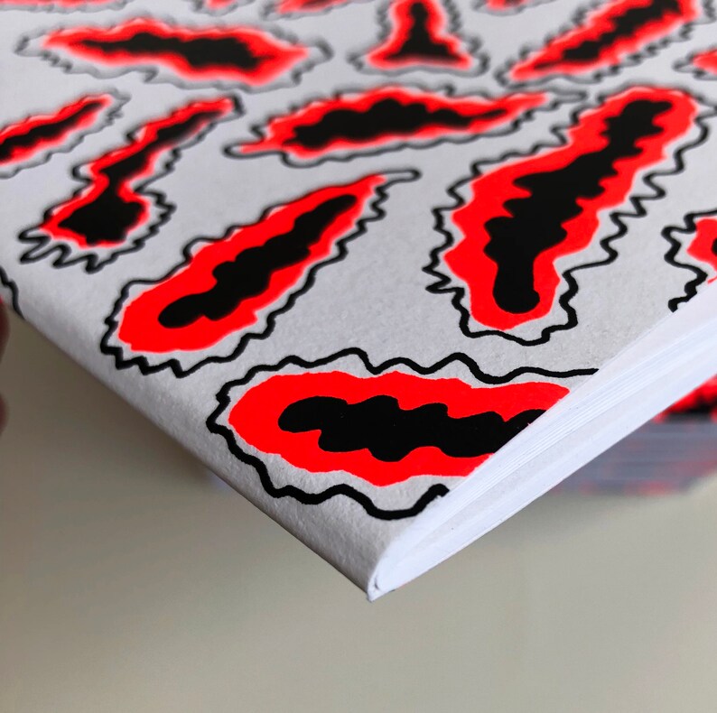 screen printed notebooks
