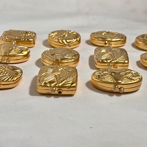 Vintage ESTEE LAUDER Solid Perfume Compact Set: 1… - image 6