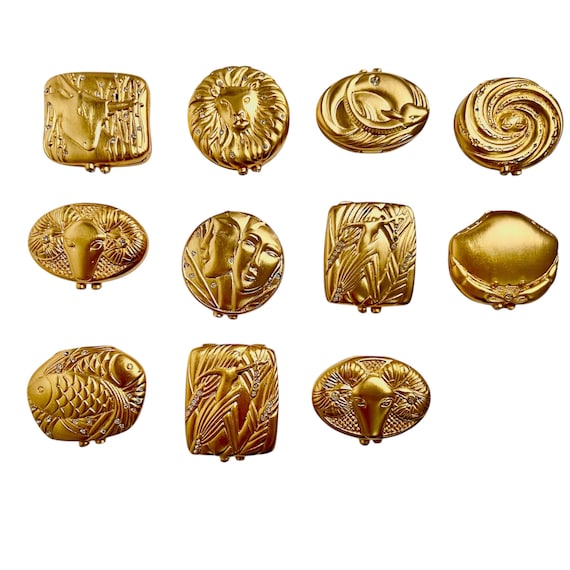 Vintage ESTEE LAUDER Solid Perfume Compact Set: 1… - image 10