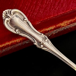 JOAN of ARC Bon Bon/Nut Spoon by International Silver 4 5/8&quot; Sterling Silver