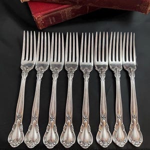 CHANTILLY Sterling Silver Dinner Forks - Set of 8 by GORHAM SILVER