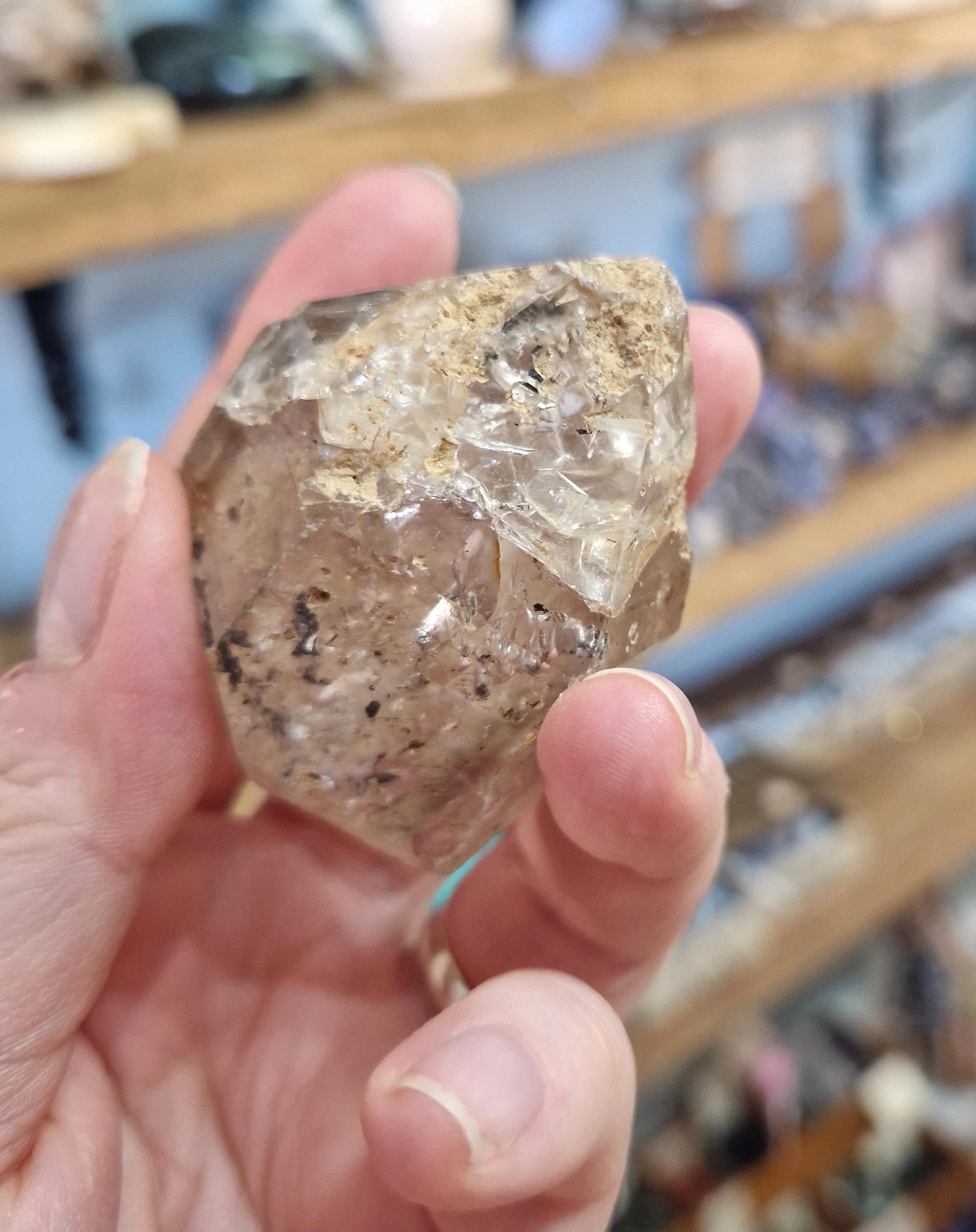 ハーキマーダイヤモンドクリスタル。ニューヨーク産希少クォーツ 93g