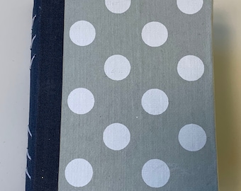 Dotted Hand-Bound Book