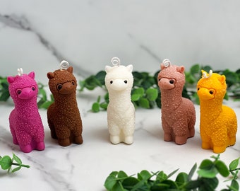 Handmade Alpaca/Llama Soy Candle with cotton wick and with any scent on your choice