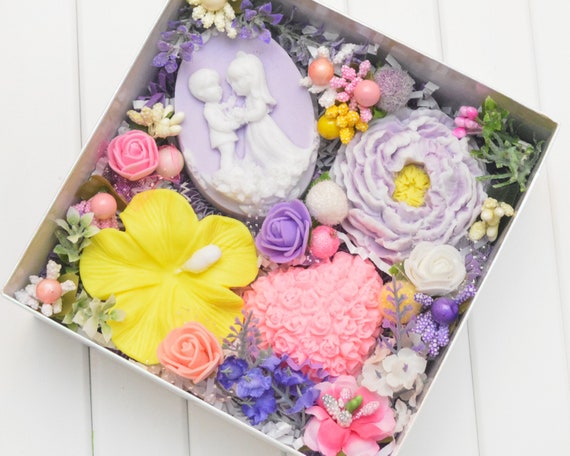 Jabones hechos a mano juego de jabones de flores un jabón - Etsy México Jabones hechos a mano juego de jabones de flores un jabón - Etsy México