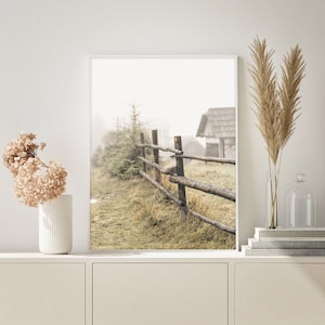Rustic Print Farmhouse Poster Country Picture Farmhouse Wall Decor Rustic Home Decor Living Room, Bedroom, Dining Room Decor, Neutral Poster