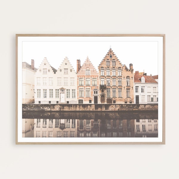 Bruges Print European City Photography Print Belgium Poster Europe Art Cityscape Wall Art Europe Travel Print City Printables Bruges Photo