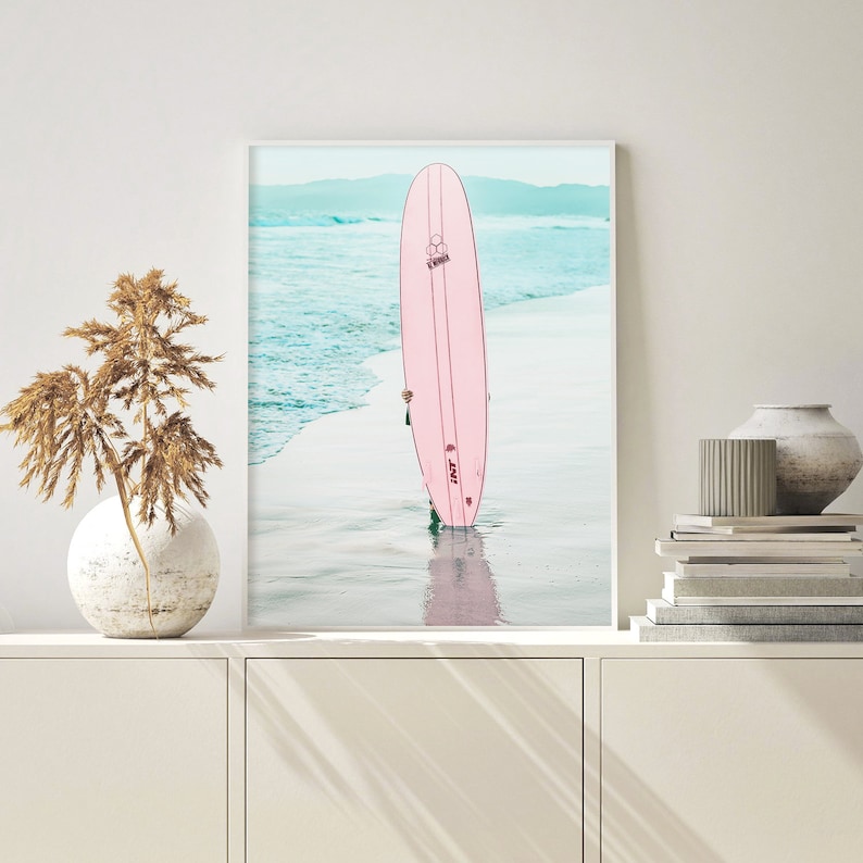 Surfboard Poster Surf Decor Surf Board Wall Decor Surfboard - Etsy