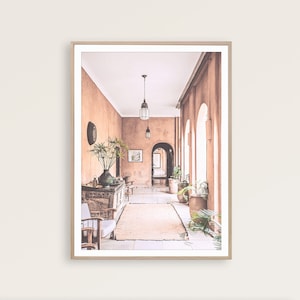 Terracotta Print Boho Print Moroccan Style Decor Bohemian Wall Art Boho Decor Moroccan Poster Terracotta Wall Art Desert Wall Decor