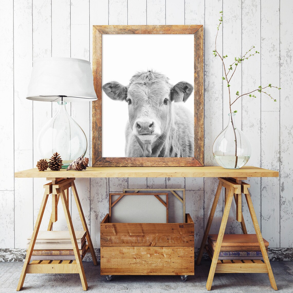 Farm Animal Prints Nursery Wall Art Farmhouse Print Set of 3 Etsy