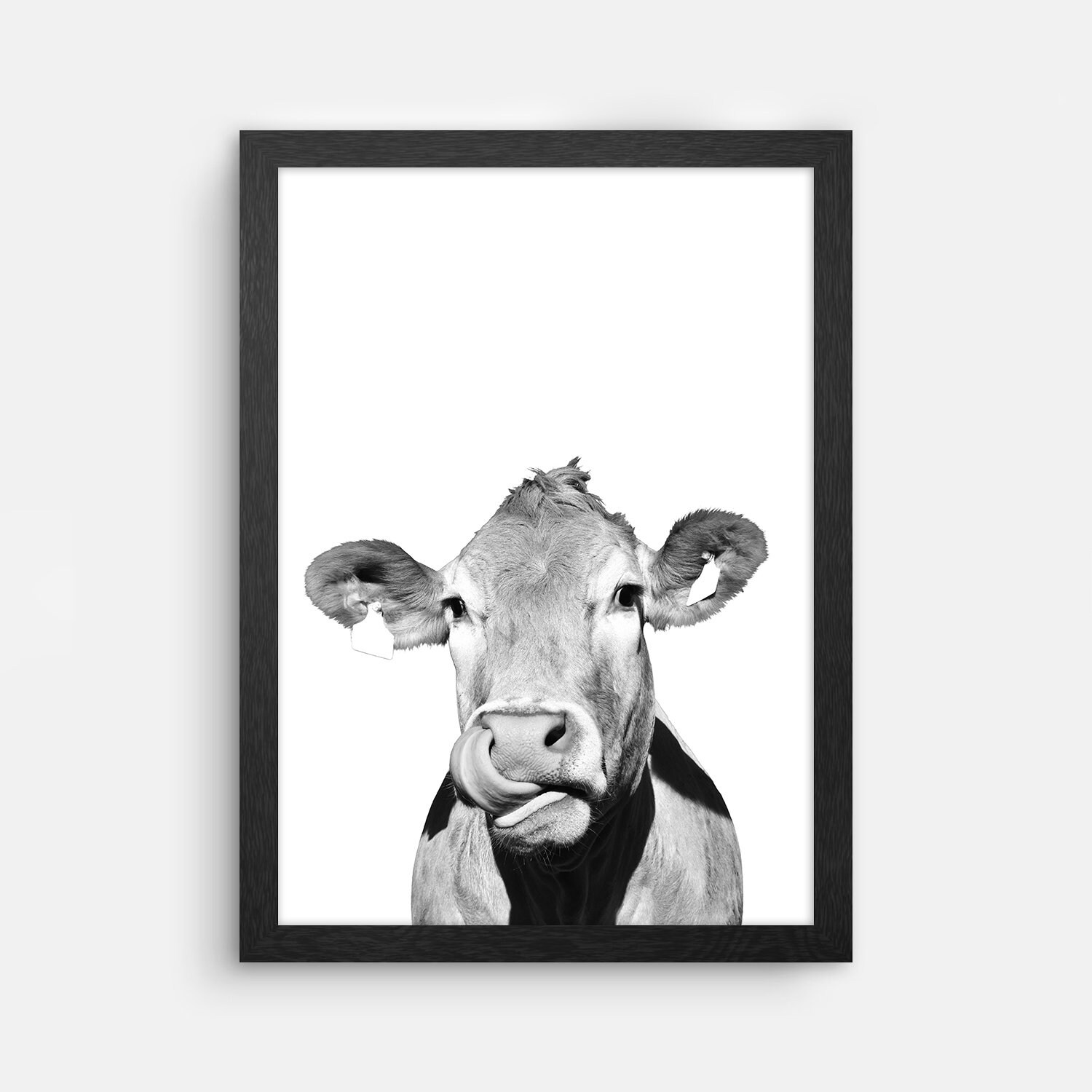 Cow Print Farmhouse Wall Decor Cow Wall Art Farm Decor Modern Etsy