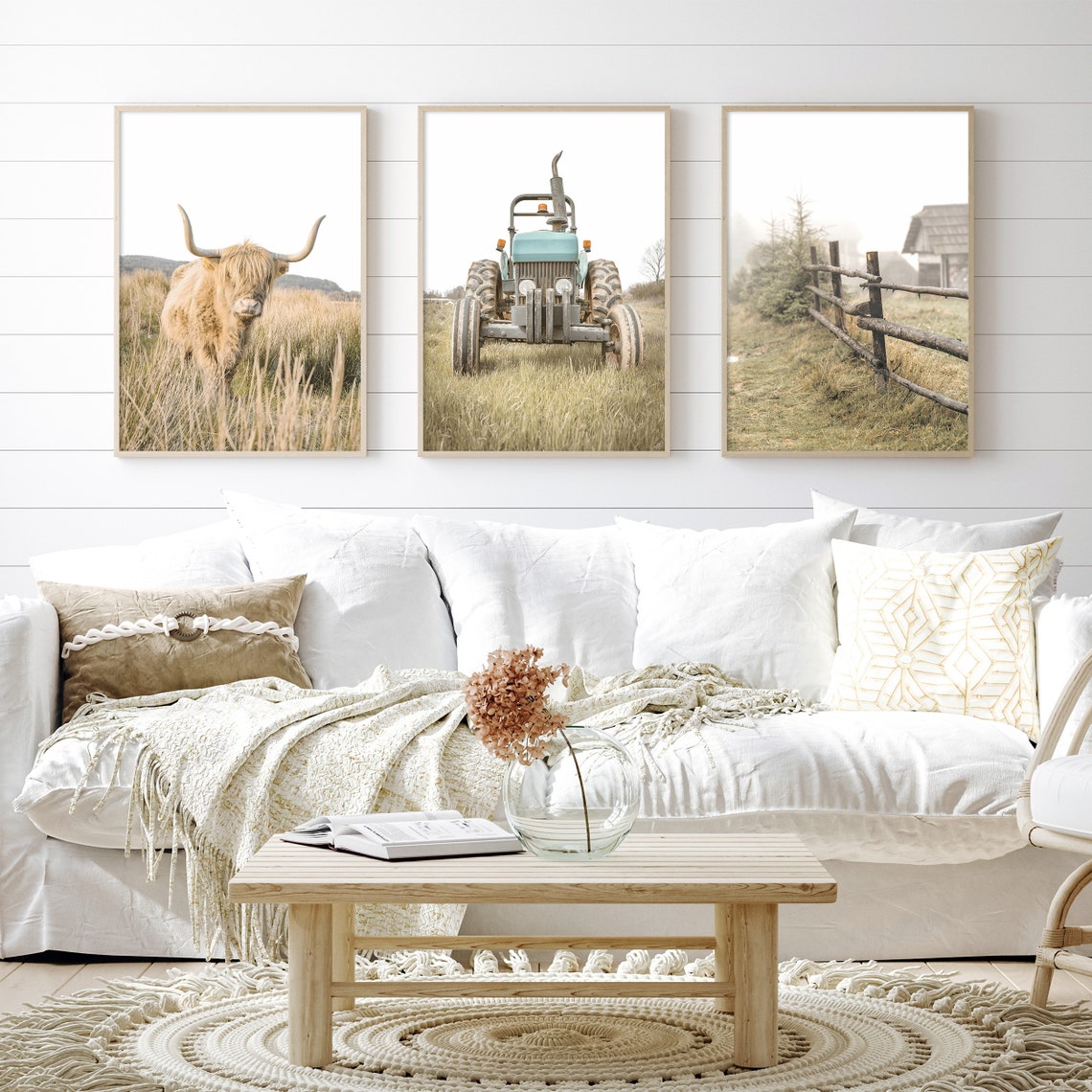 Farmhouse Decor Farmhouse Wall Art Farm Decor Landscape Poster - Etsy