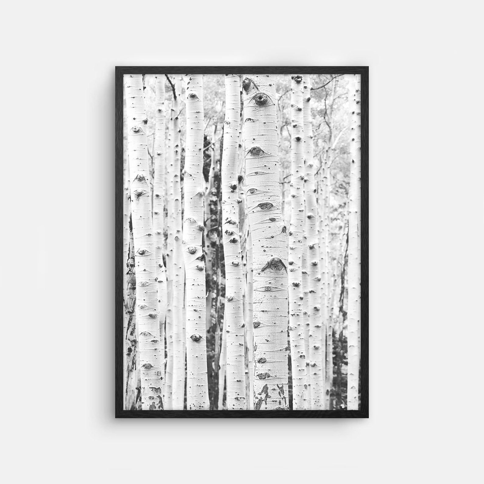 Birch Tree Wall Art Forest Print Scandinavian Wall Art Nordic Etsy