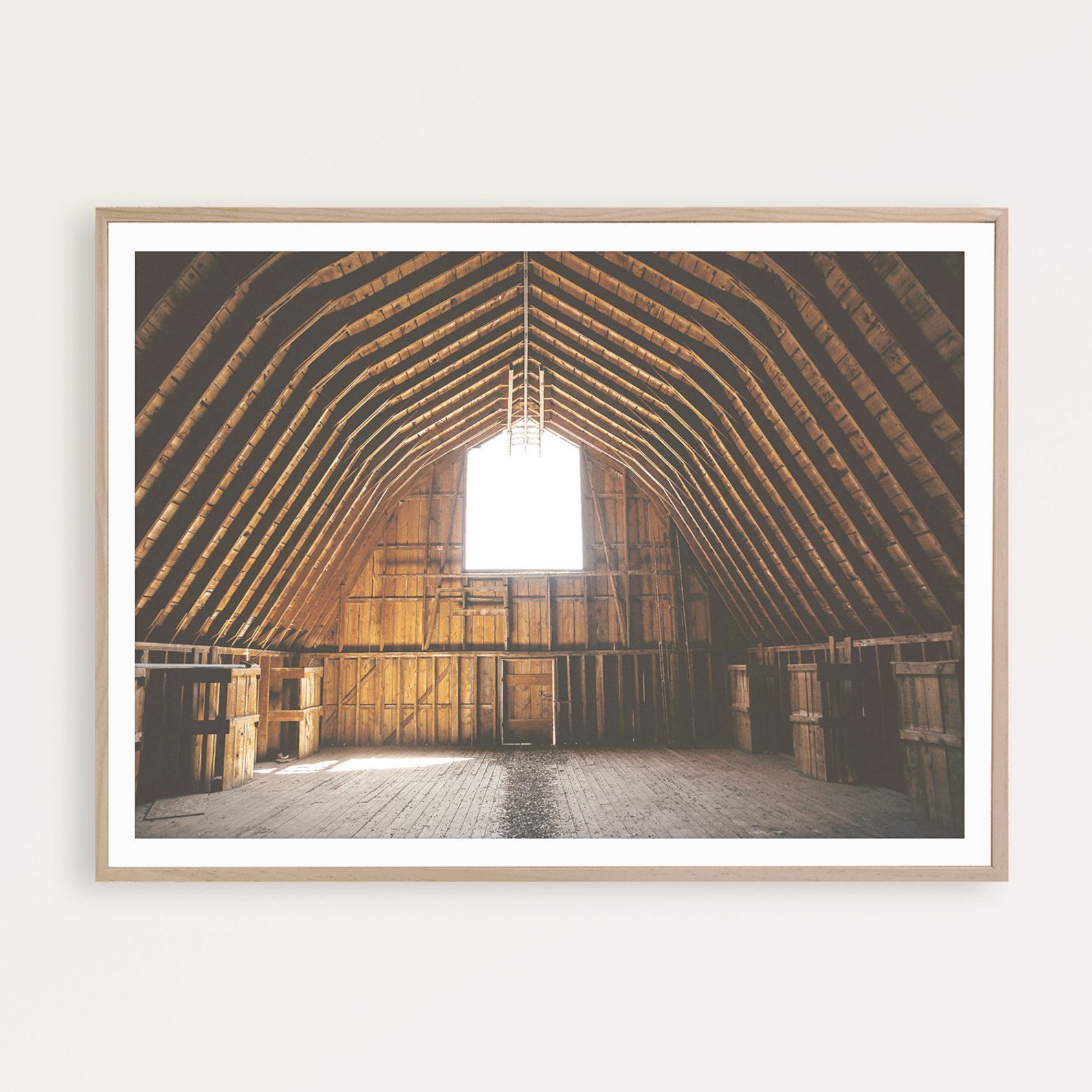 Farmhouse Wall Art Barn Print Neutral Print Rustic Wall Art Etsy