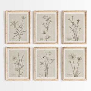 vintage flower print set