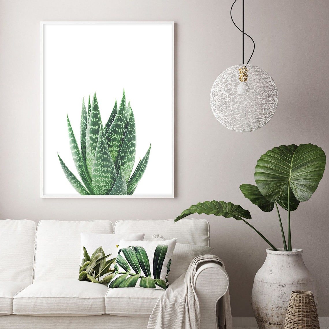 Aloe Vera Print Succulent Poster Wall Decor Cactus Print Plant | Etsy