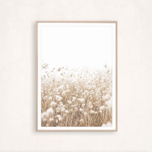 Dried Grass Print Botanical Poster Farmhouse Printable Wall Art Boho Decor Bedroom Art Télécharger Impressions Boho Wall Decor Neutral Wall Art