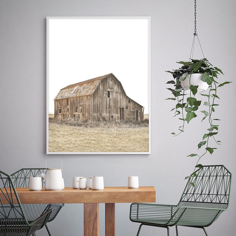 Barn Print Farmhouse Art Farming Decor Farm Wall Art Rustic Etsy