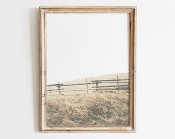 Farmhouse Photography, Ranch Print, Neutral Wall Art, Country Decor, Rustic Picture