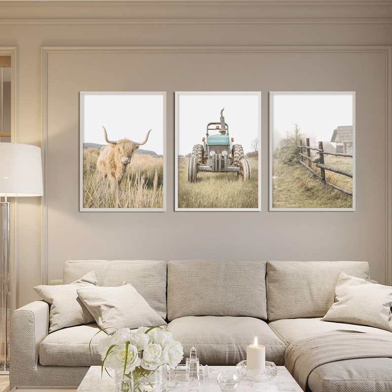 Farmhouse Decor Farmhouse Wall Art Farm Decor Landscape Poster - Etsy