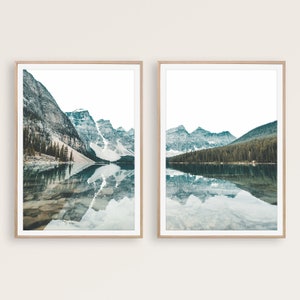 Landscape Print Set of 2 Large Wall Art 2 Piece Print Nature Print Set of 2 Poster Landscape Printable Art Mountain Print Nature Photography