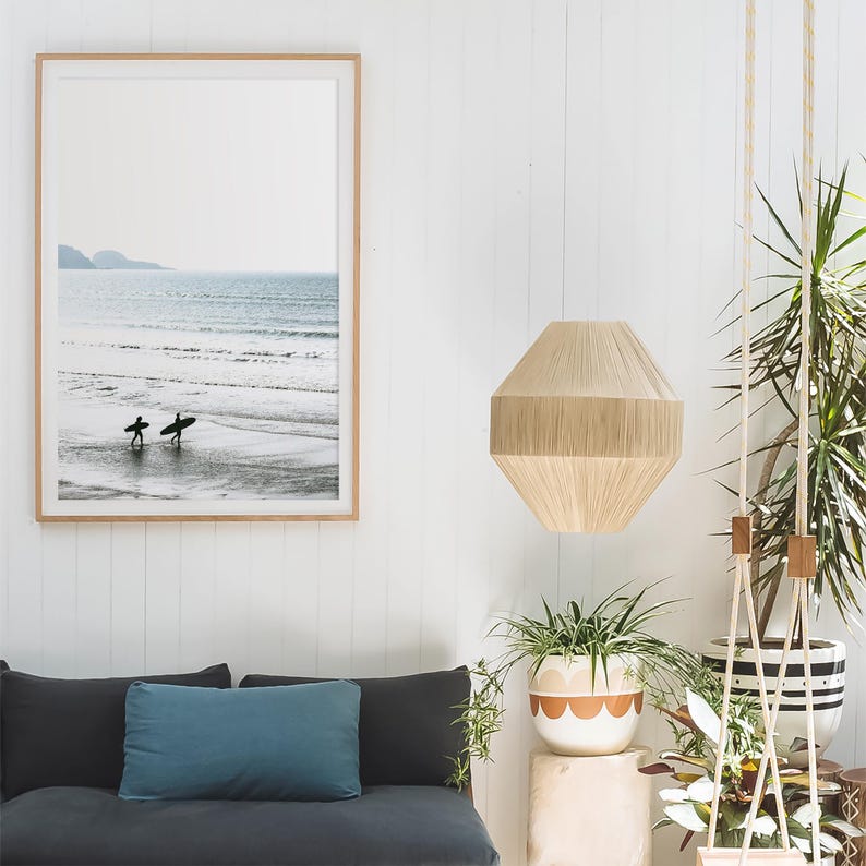 Surfer Print: Surfboard Wall Art, Beach Wall Decor, Surf Poster, Ocean Printable image 9