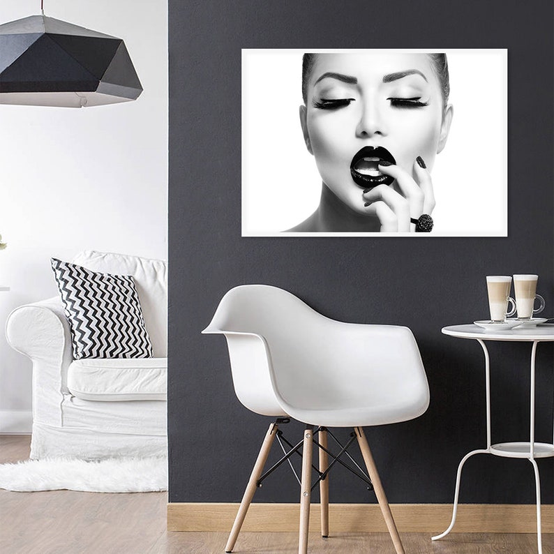 Fashion Wall Art Black and White Fashion Photography Fashion Etsy