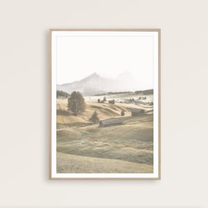 Country Landscape Wall Art Rustic Print Farmhouse Wall Decor Farm Print Rustic Printable Farm House Decor Neutral Wall Art Farmhouse Poster
