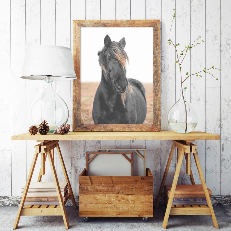 Modern Farmhouse Wall Art Horse for Simple Design