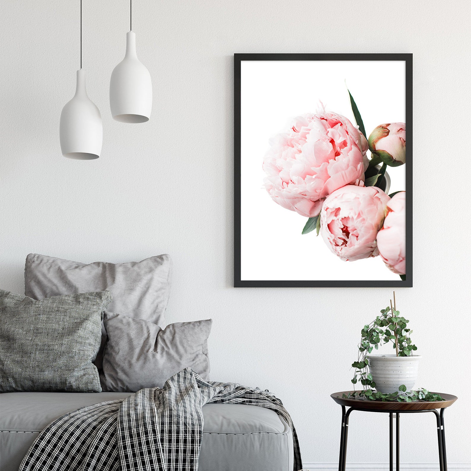 Peony Wall Art Flower Print Peony Print Botanical Wall Art | Etsy