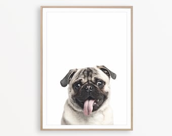 Pug Print Pug Wall Art Pug Picture Pug Art Pug Dog Print Puppy Dog Print Pug Nursery Print Pug Gift Dog Poster Pug Decor Puppy Wall Art