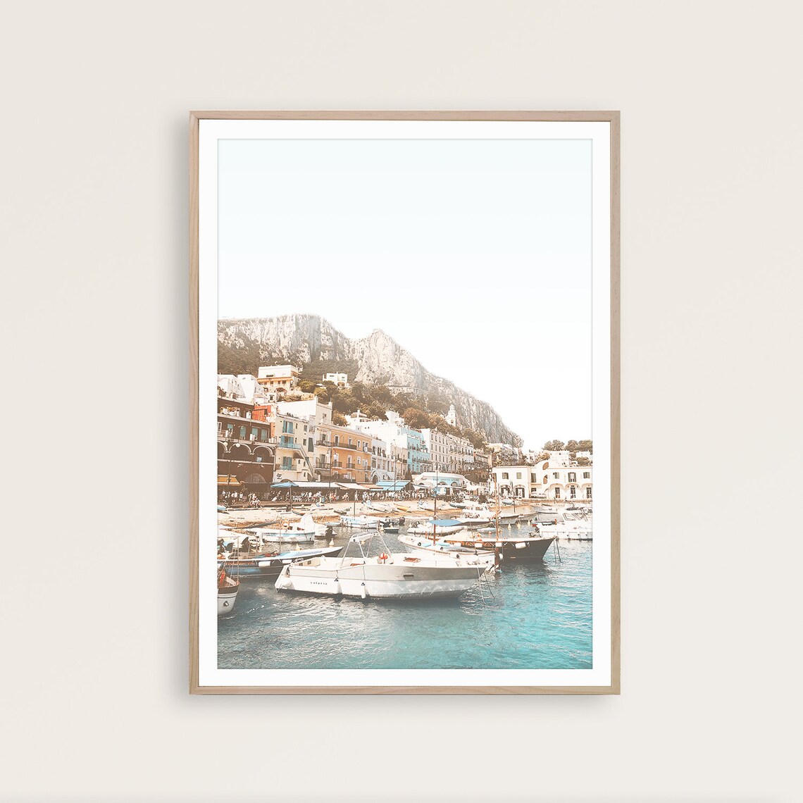 Capri Print Coastal Print Set of 3 Travel Prints Italian Wall Etsy