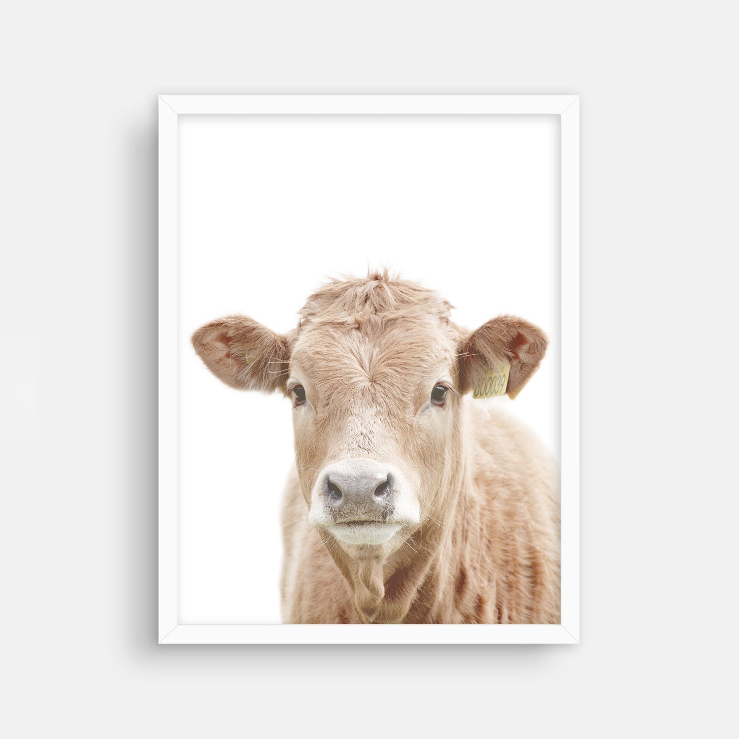 Farmer Cattle Rancher Motivational Poster Art Print Cow Office Wall Decor Gift 