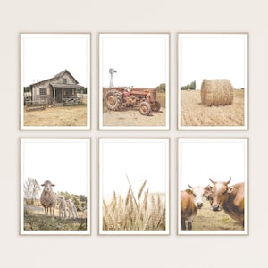 Farmhouse Wall Decor | Barn Landscape Photography Print | Not