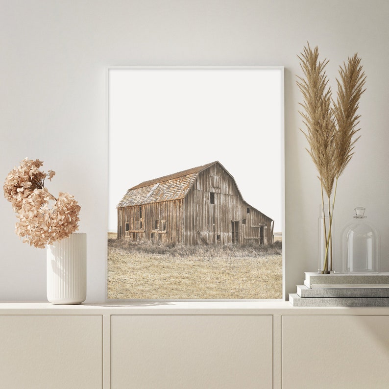 Barn Print Farmhouse Art Farming Decor Farm Wall Art Rustic Etsy