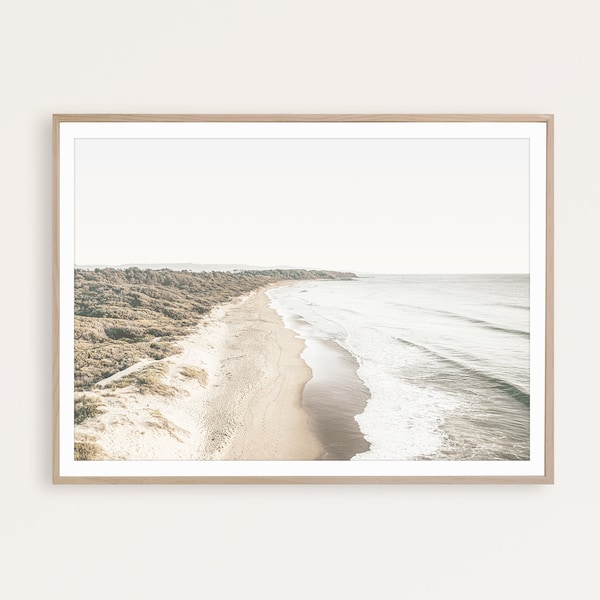 Coastal Print Neutral Wall Decor Beach Printable Ocean Wall Art Muted Decor Boho Beach Decor Landscape Photography Nature Poster Coastal Art