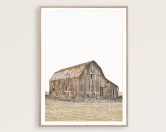 Barn Print Farmhouse Art Farming Decor Farm Wall Art Rustic Prints Wall Art Farm House Decor Farmhouse Poster Country Wall Art Rustic Art