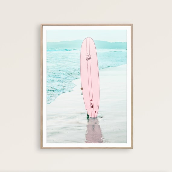 Surfboard Poster Surf Decor Surf Board Wall Decor Surfboard 