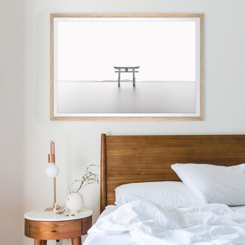Minimalist Print Japanese Decor Zen Wall Art Black and White | Etsy