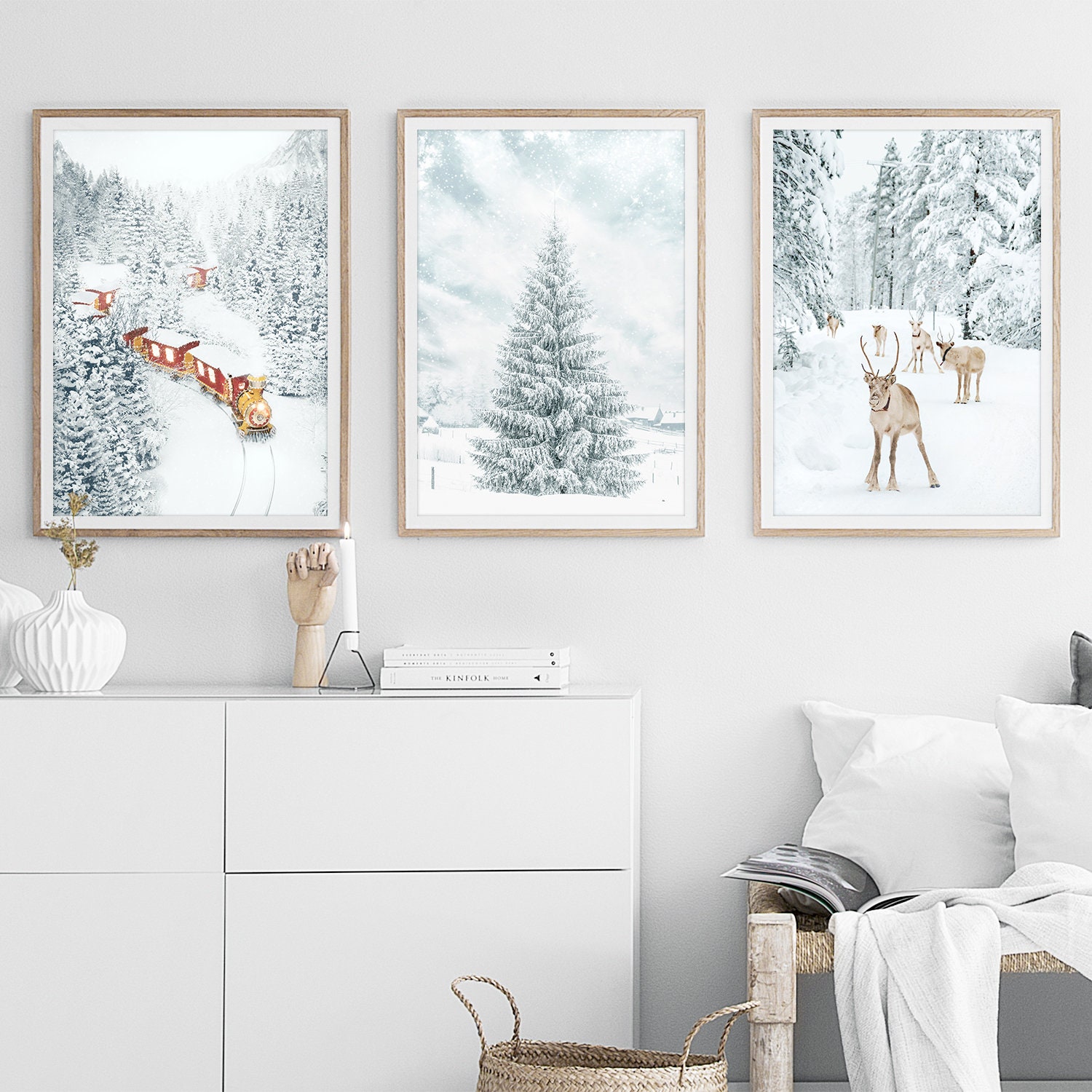 Printable Christmas Wall Art, Nordic Holiday Decor, Christmas Prints S – JJ  Design House