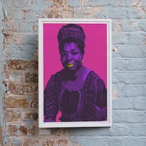 Maya Angelou Pop Art