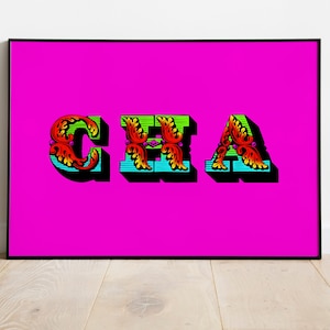 Cha! - Jamaican print