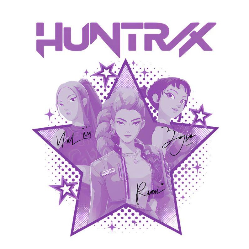 K-pop Demon Hunters A5 Temporary Tattoo Sheet - Etsy
