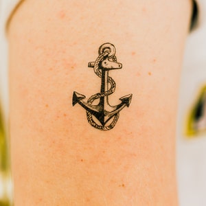 Nautical Themed Temporary Tattoo Pack