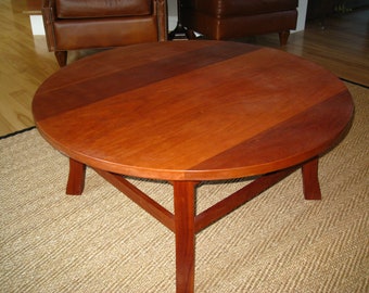 Ready to Ship - Custom Solid Cherry, Handmade Shaker Style Coffee Table