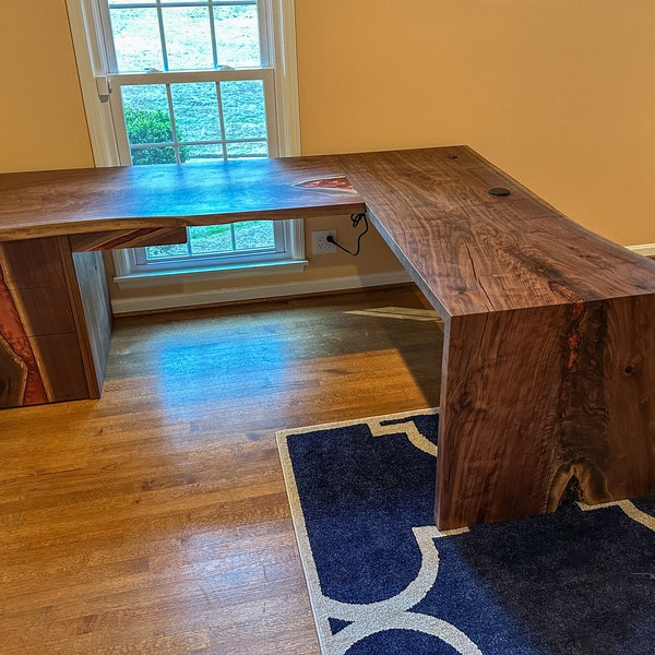 L Shaped Desk - Etsy