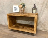 Record Player Stand - Reclaimed - TV Unit Industrial LP Storage Turntable - Record Player Table - Vinyl Record Storage